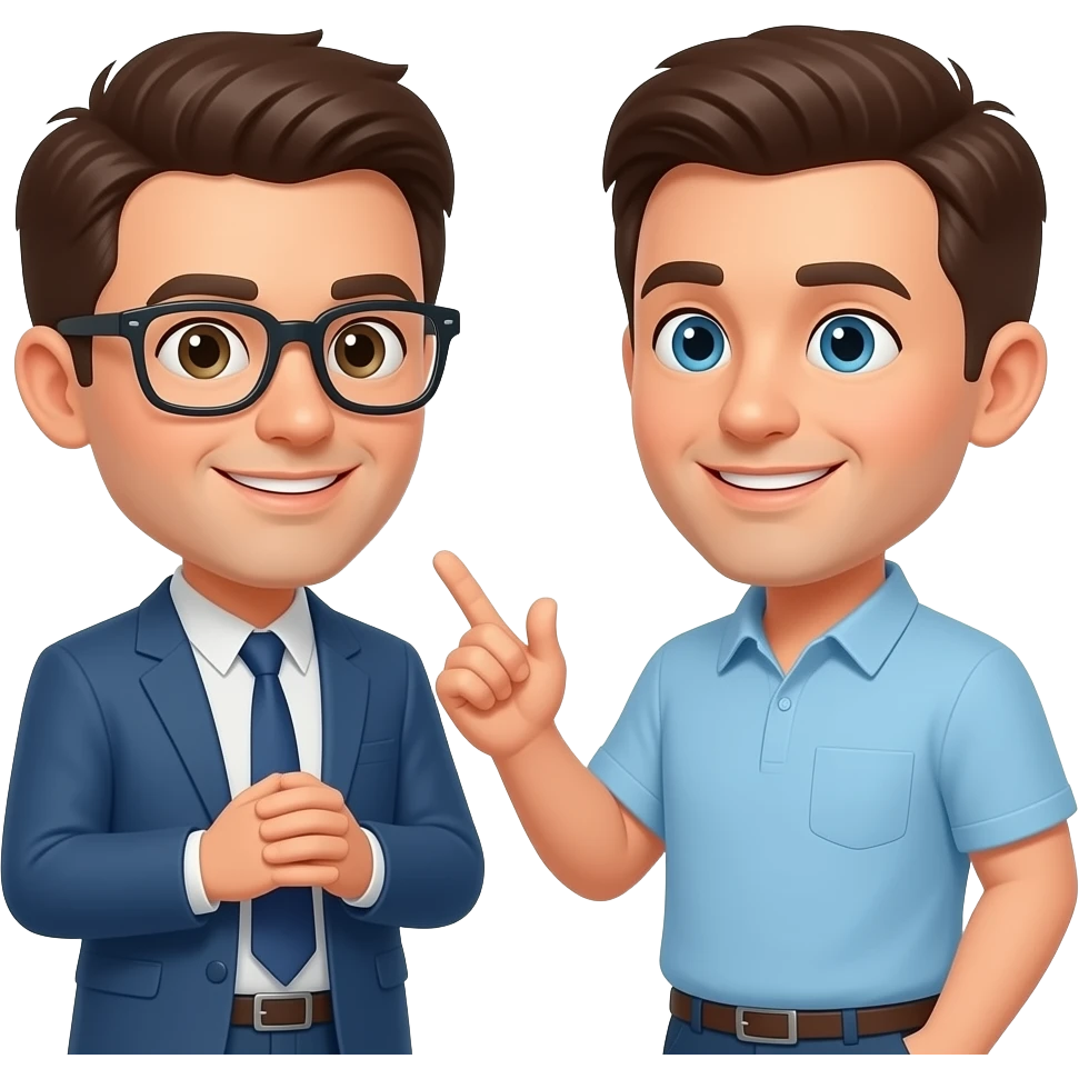 2 hombres hablando emoji