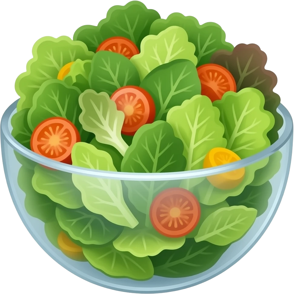 realistic green salad emoji