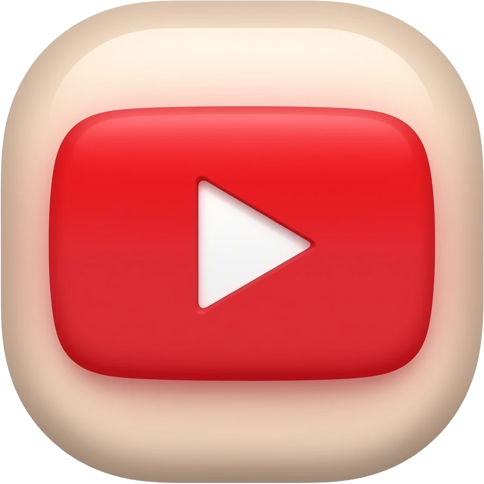 You tube Logo emoji
