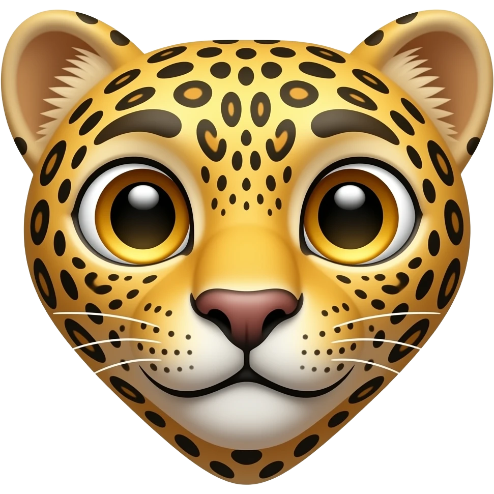 Leopard heart emoji