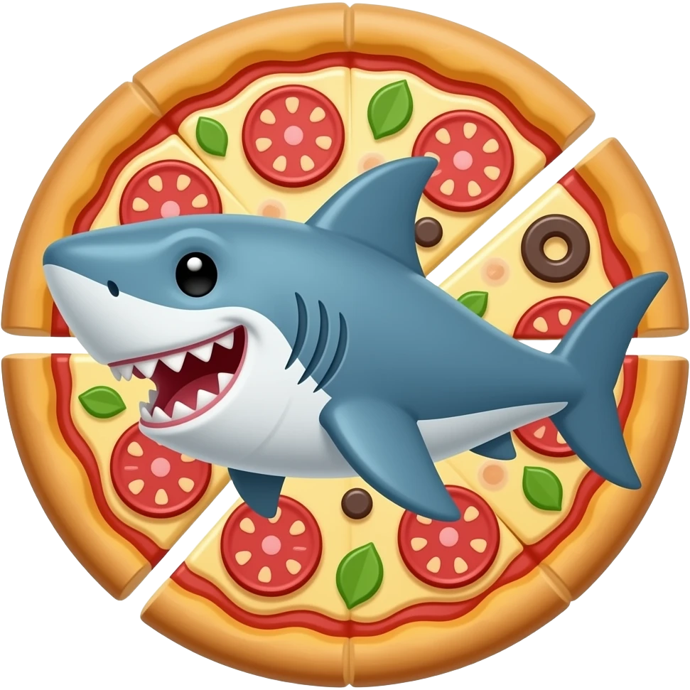 pizza shark emoji