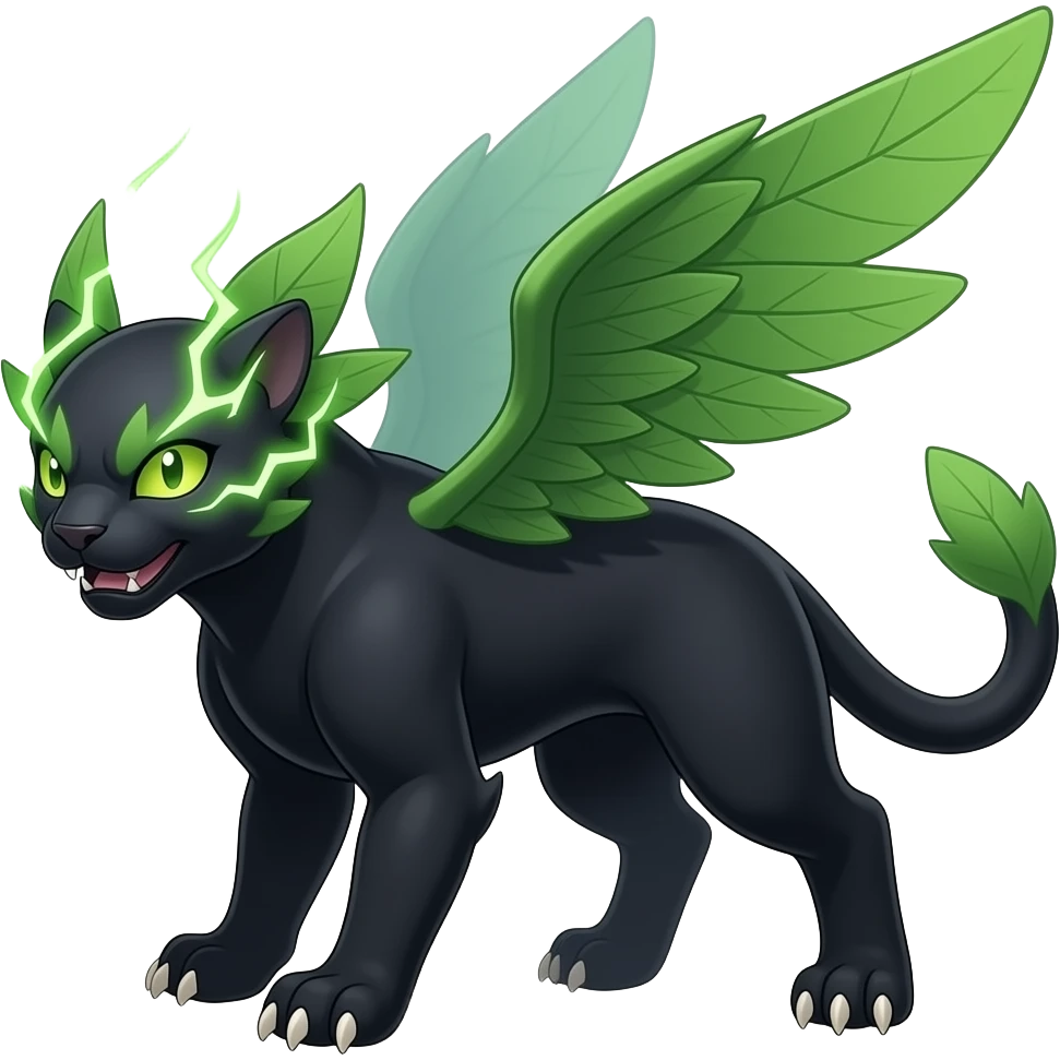 Celebi-Absol-Luxray-Fakémon-hybrid emoji