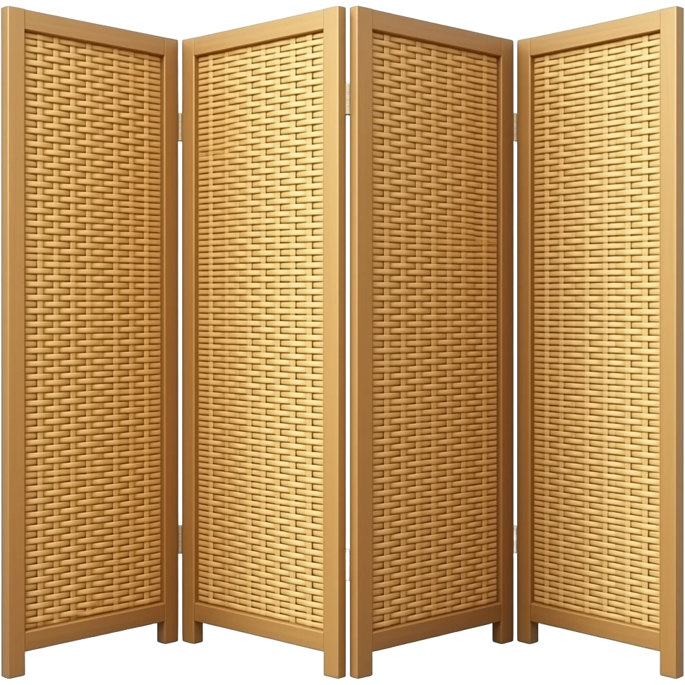 folding wicker screen emoji