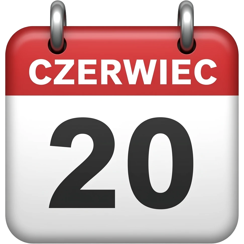 zrob mi emotke calendar z napisem czerwiec po polsku z napisem samego miesiaca emoji