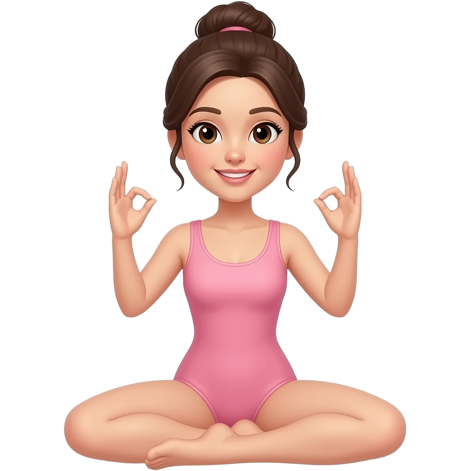 Pilates girly emoji
