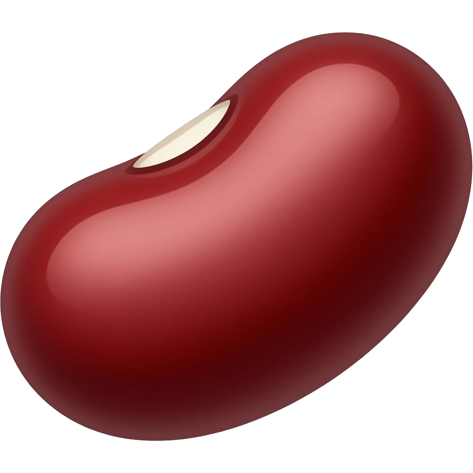 red beans emoji