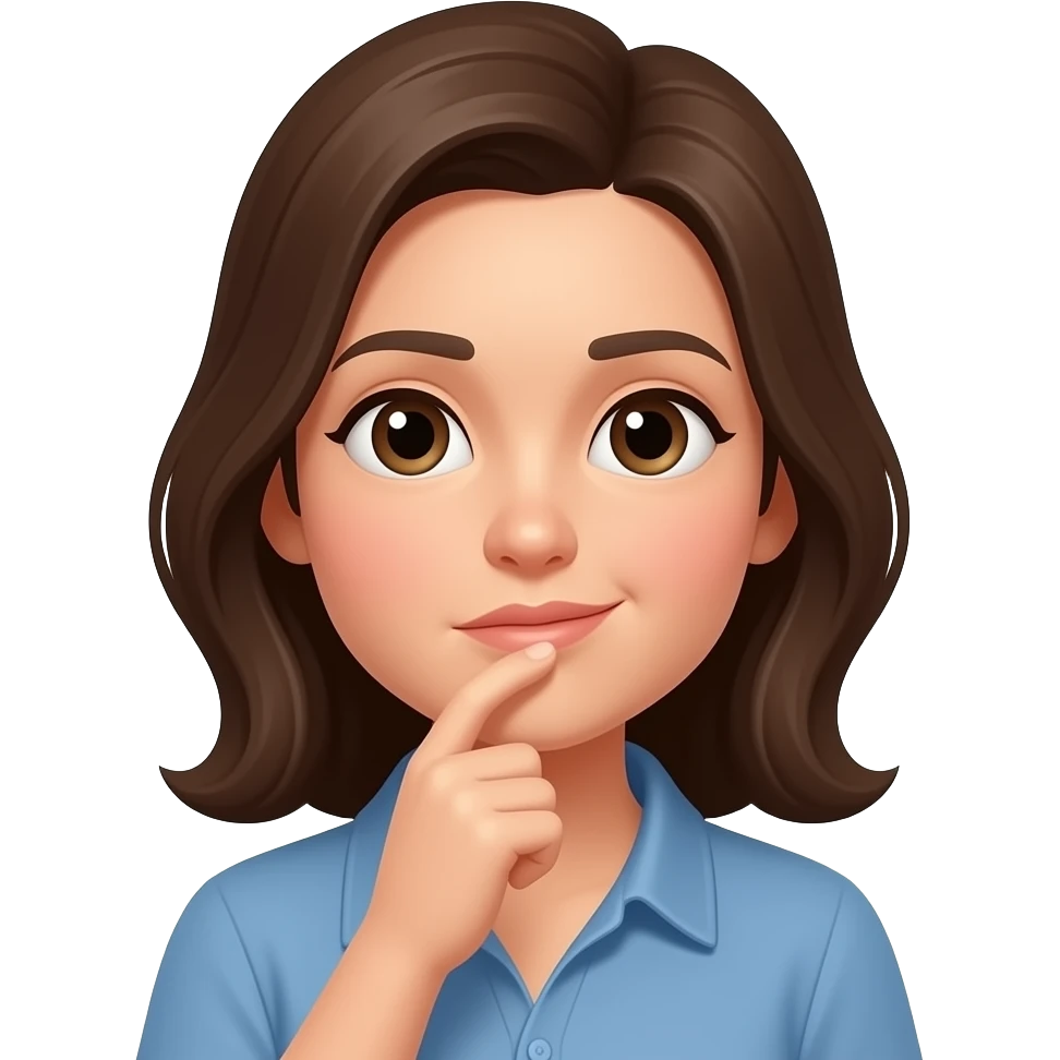 CREA UNA MUJER DUDANDO emoji