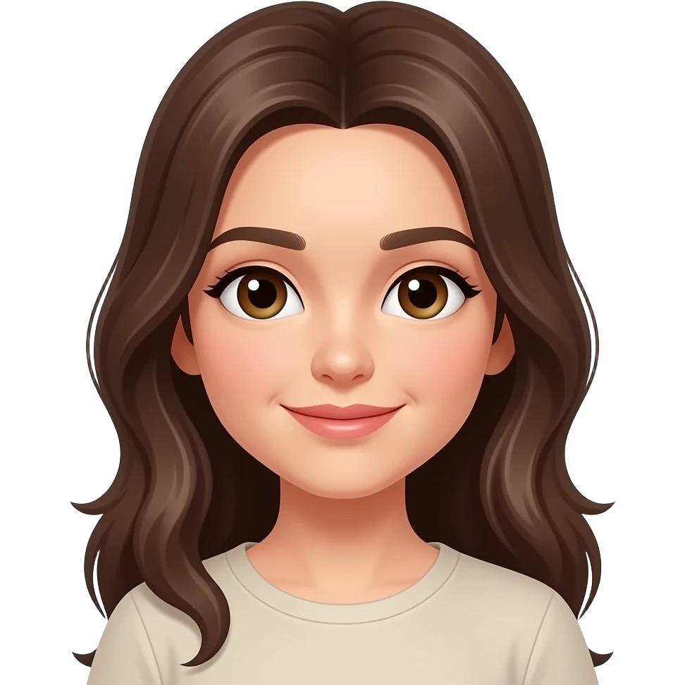 Красивая девушка. emoji
