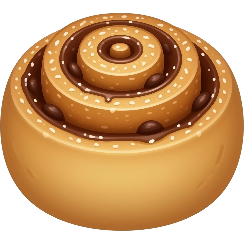 Cinnamon roll emoji