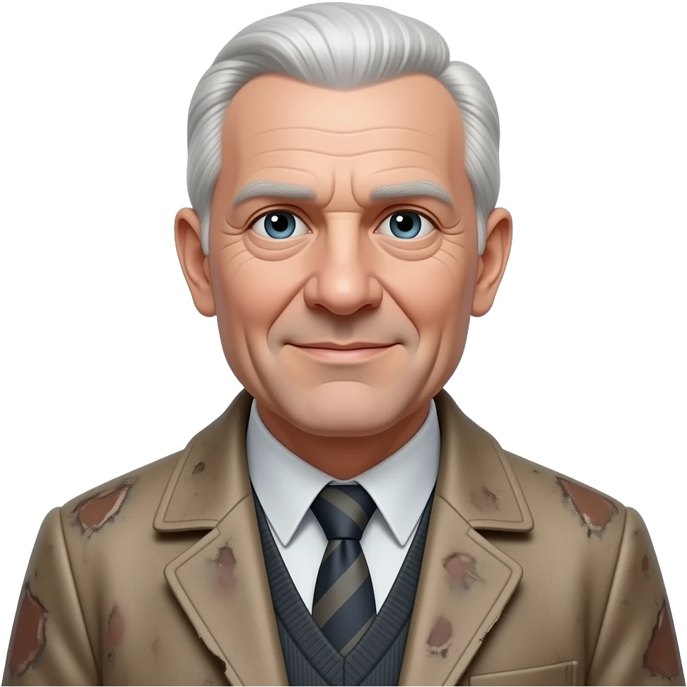 Old guy with cane no breard emoji
