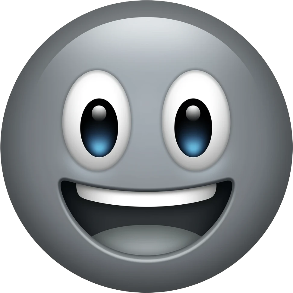 Cara de negro de risa pero no persona emoji