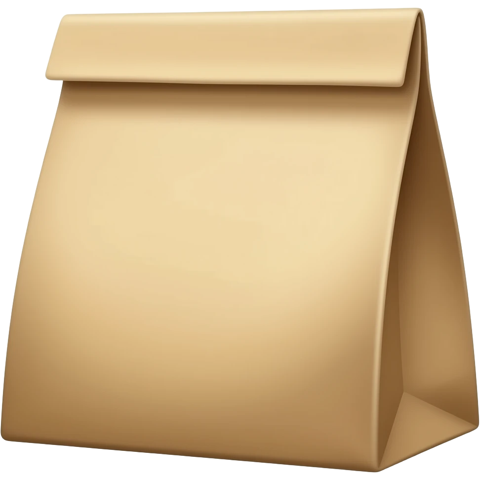 paper bag emoji