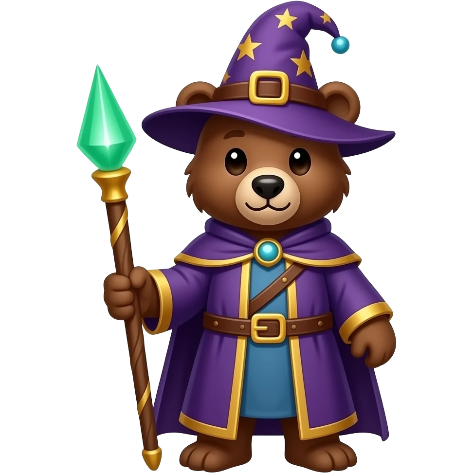 bear wizard emoji