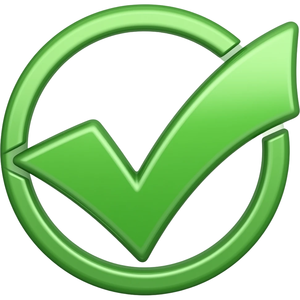 Create a emoji of meta verified tick emoji