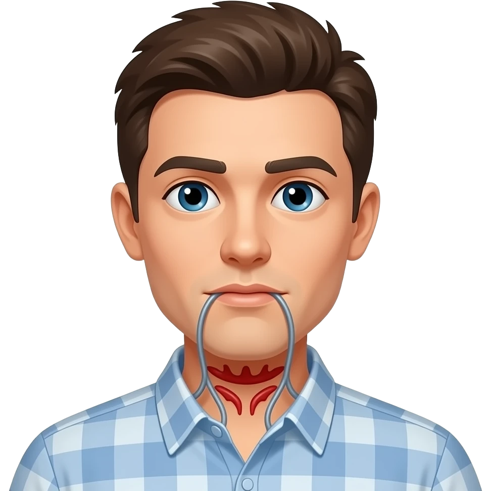 Emoji getting electrocuted emoji