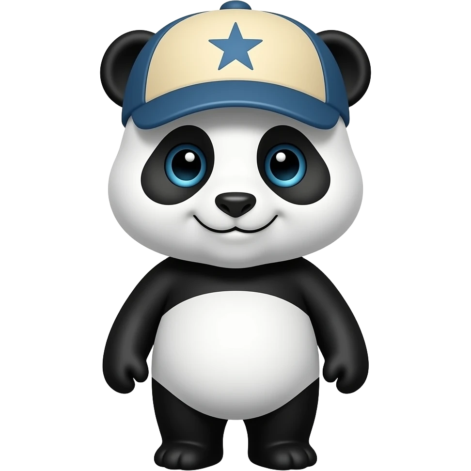 Panda cap emoji