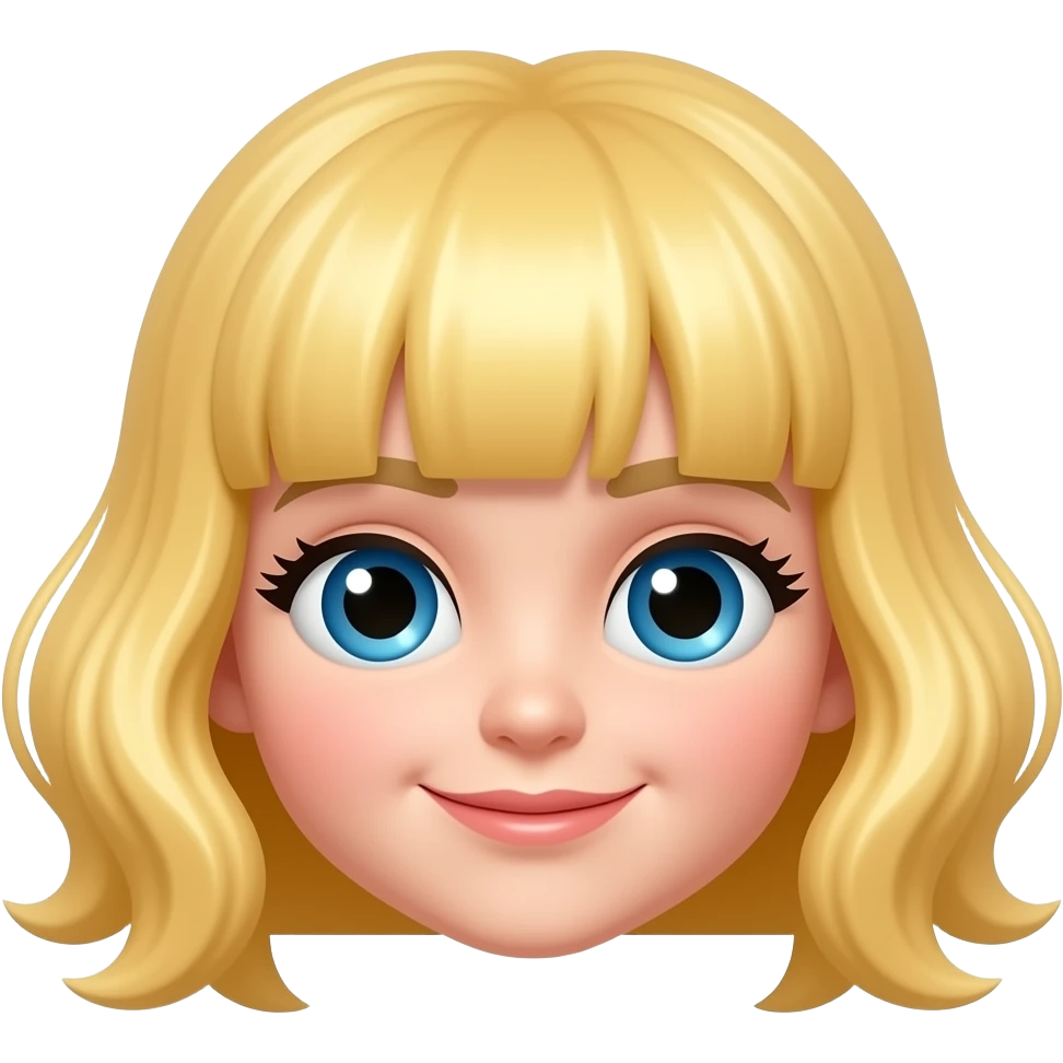 blonde wig emoji