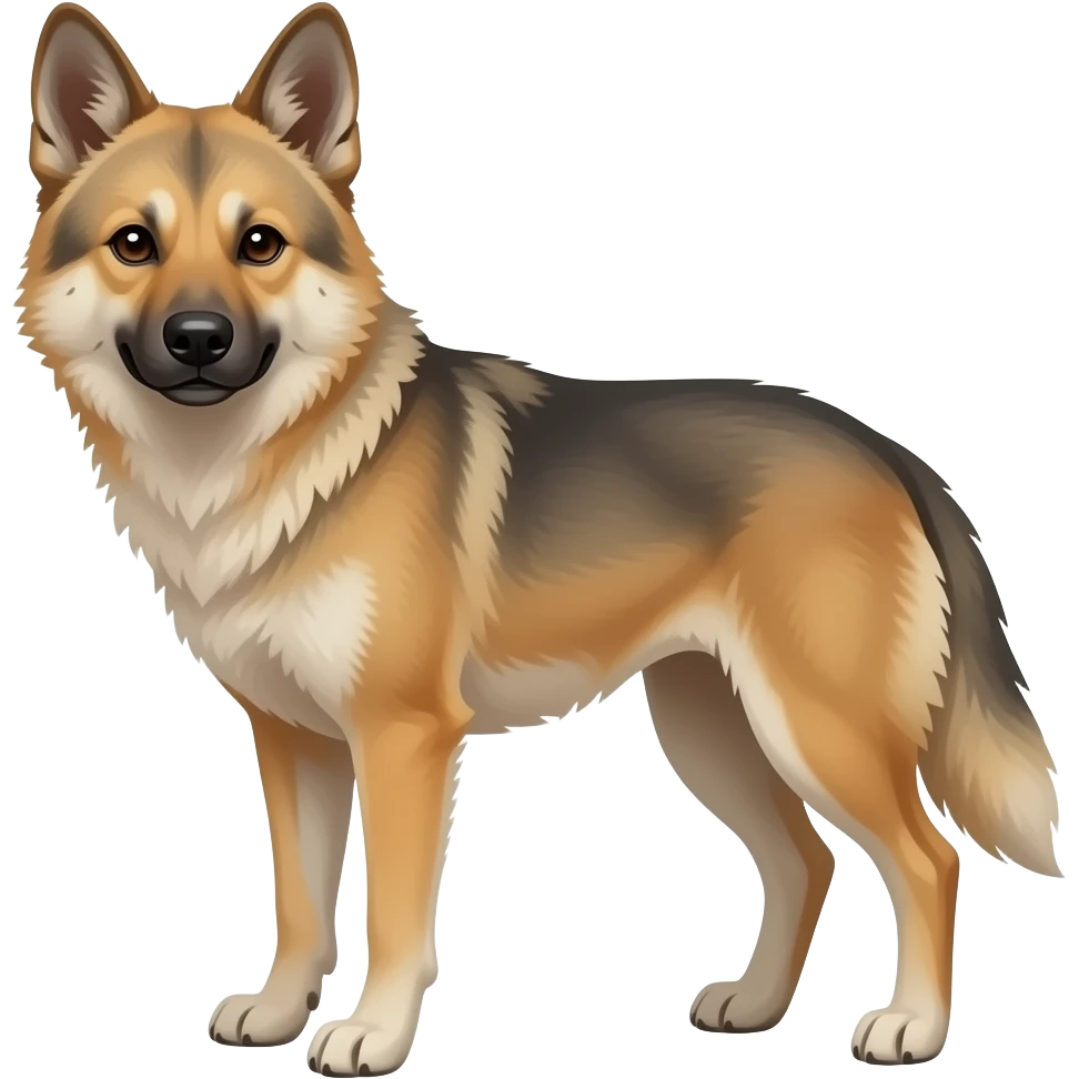 Wild dog emoji