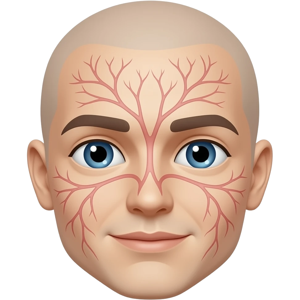 Нерв в лице человека emoji