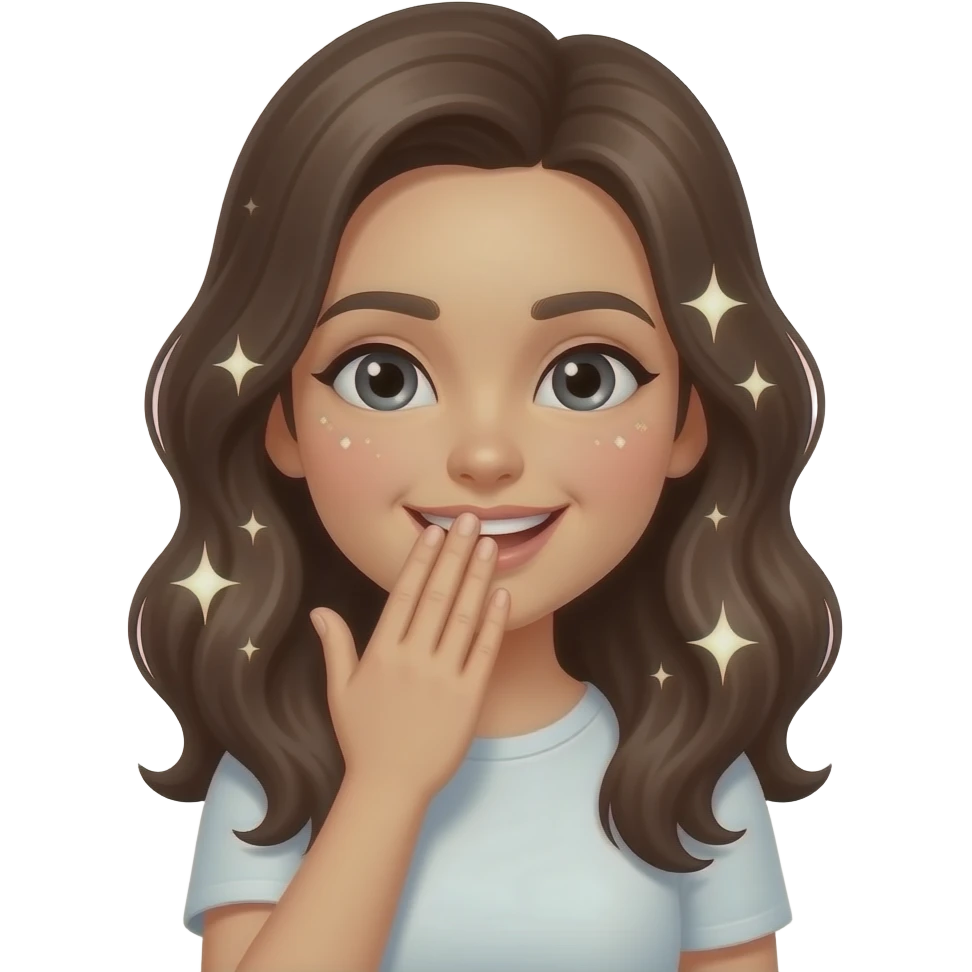 🤭☺️✨️ emoji