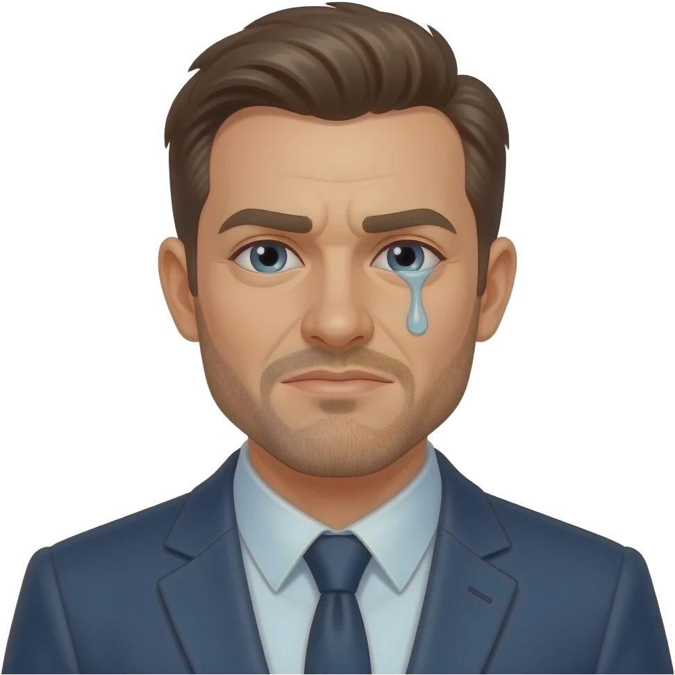 Drunk man emoji