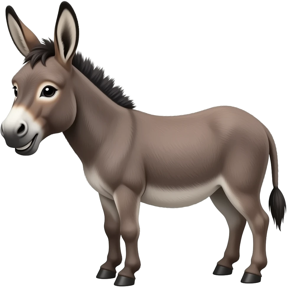 Funny donkey funk emoji