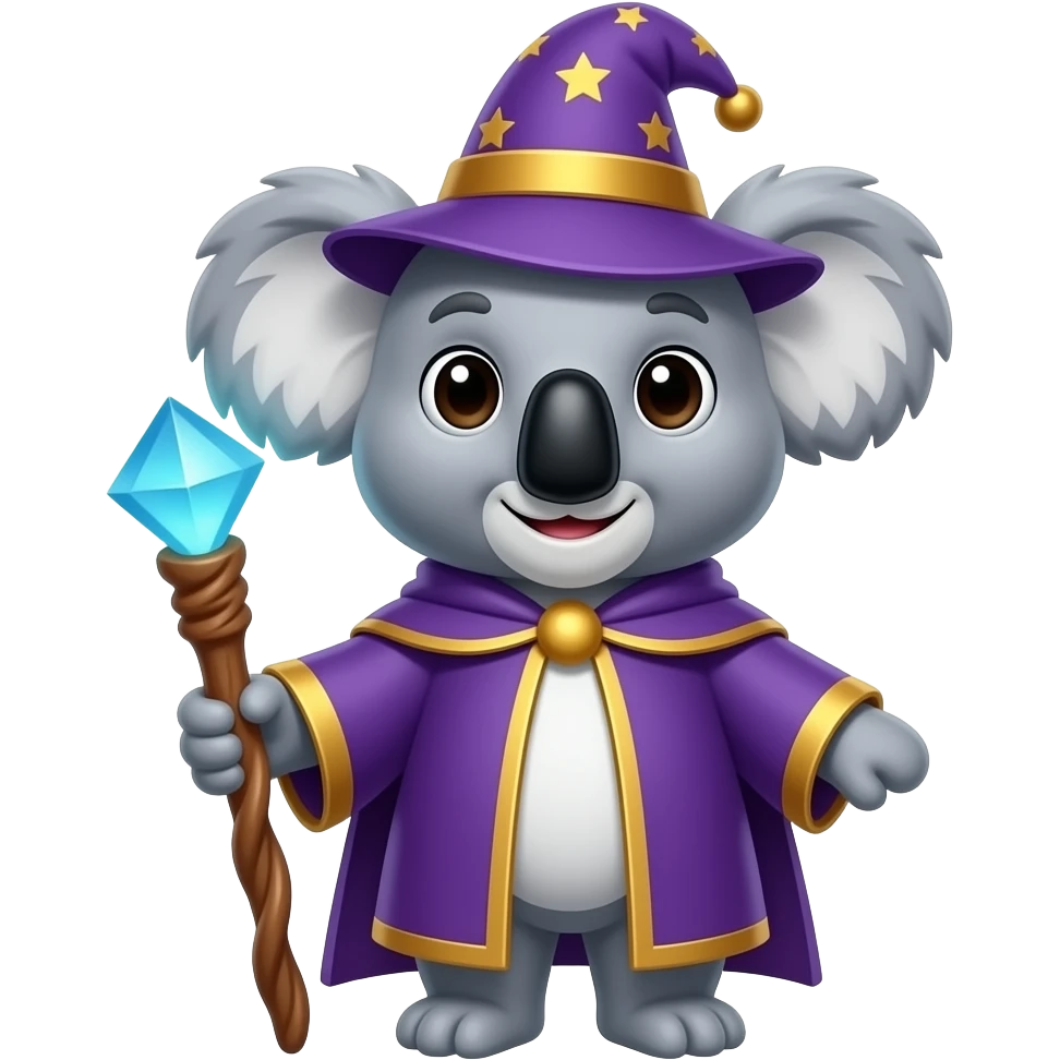 koala wizard emoji