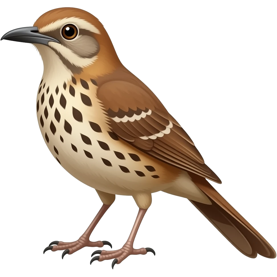 brown thrasher emoji