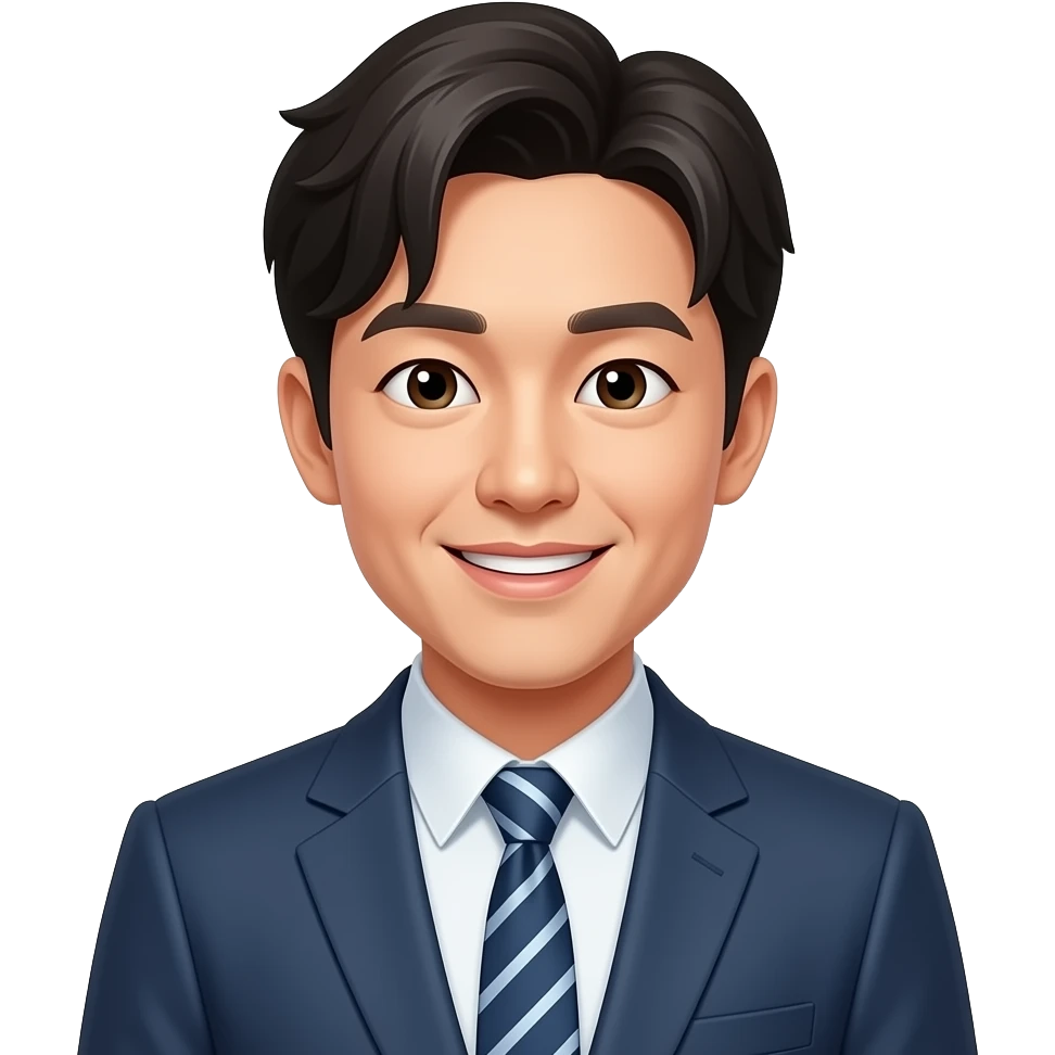 Créame un emoji de sung jin Soo hablando animado que se vea más real tipo el anime emoji