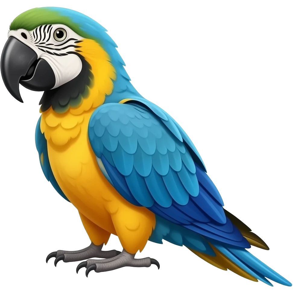 Arará azul emoji