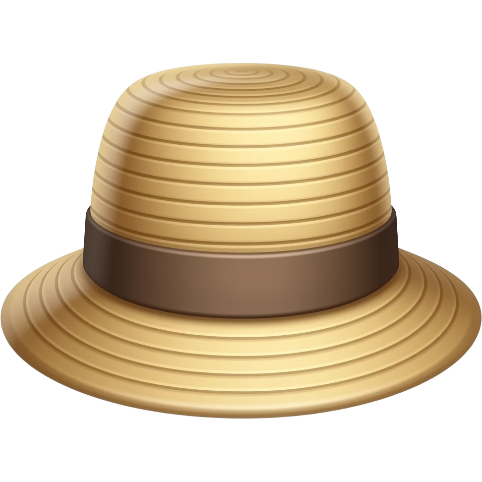 outdoor hat emoji