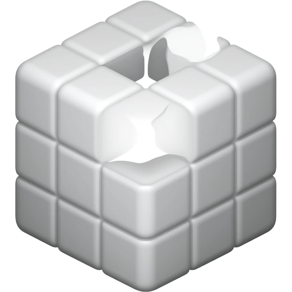 no cube face emoji