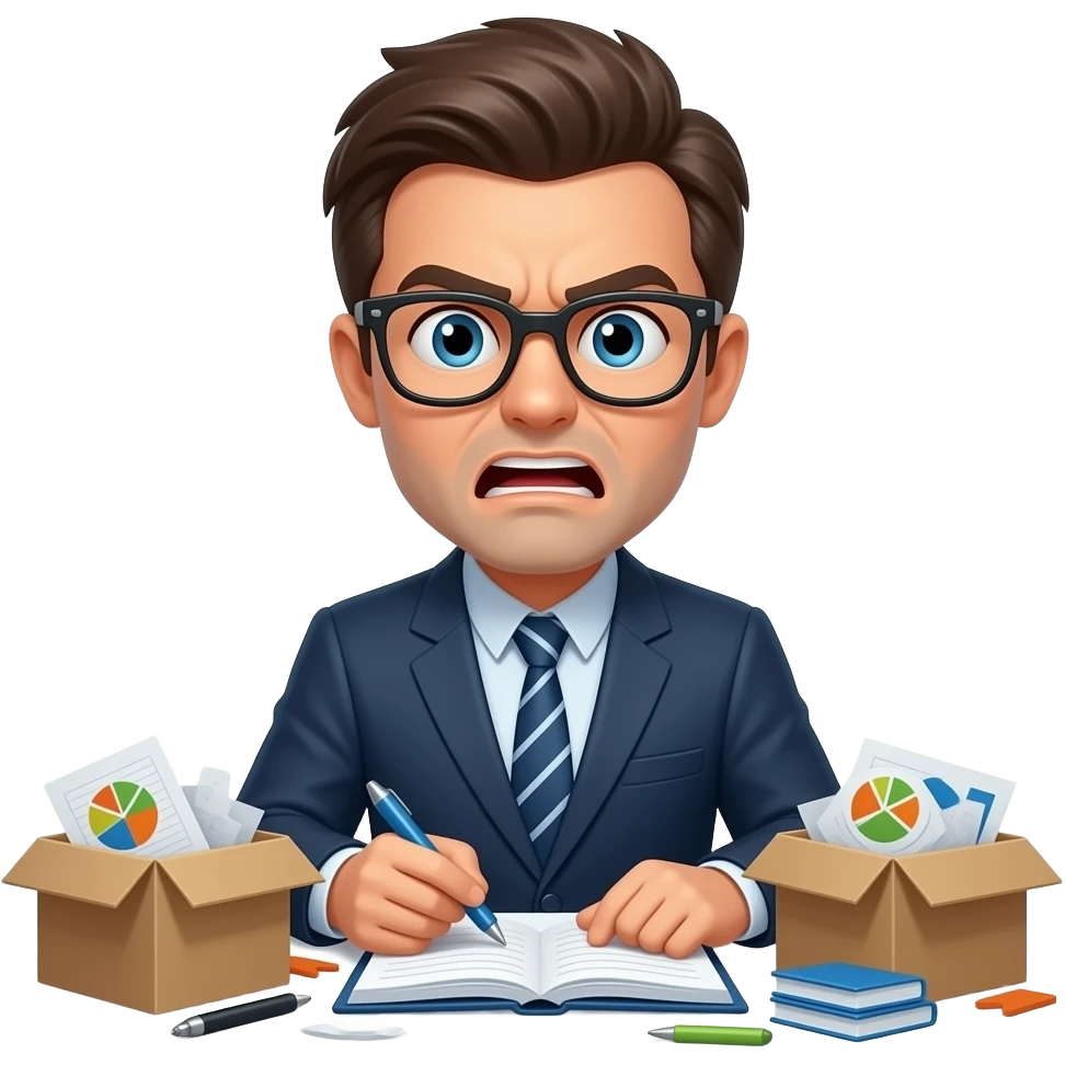 socia scientist collecting their messy data  urgent busy emoji
