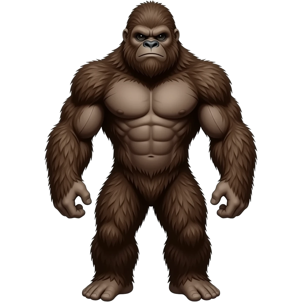 sasquatch muscle emoji