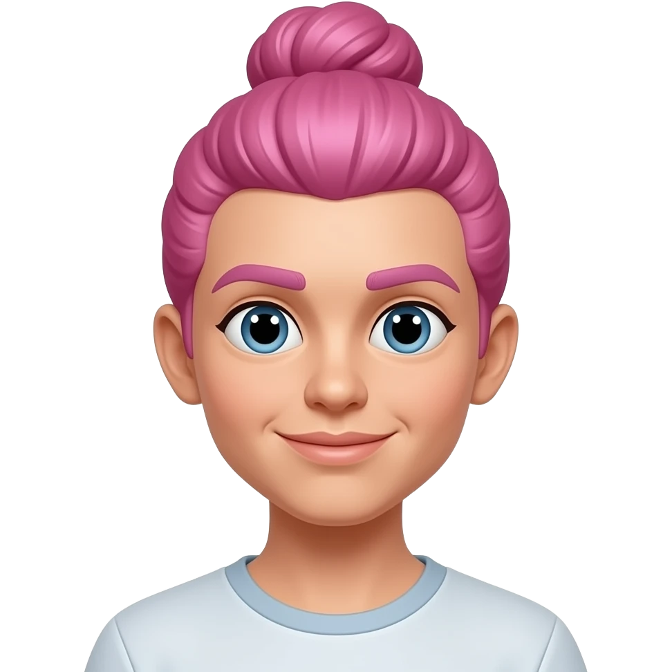 Moños rosado emoji