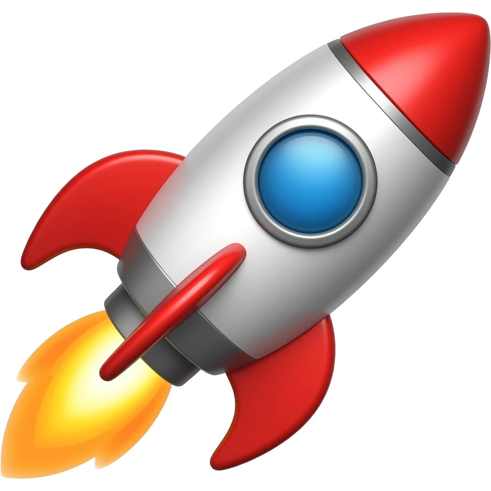 Rocket emoji