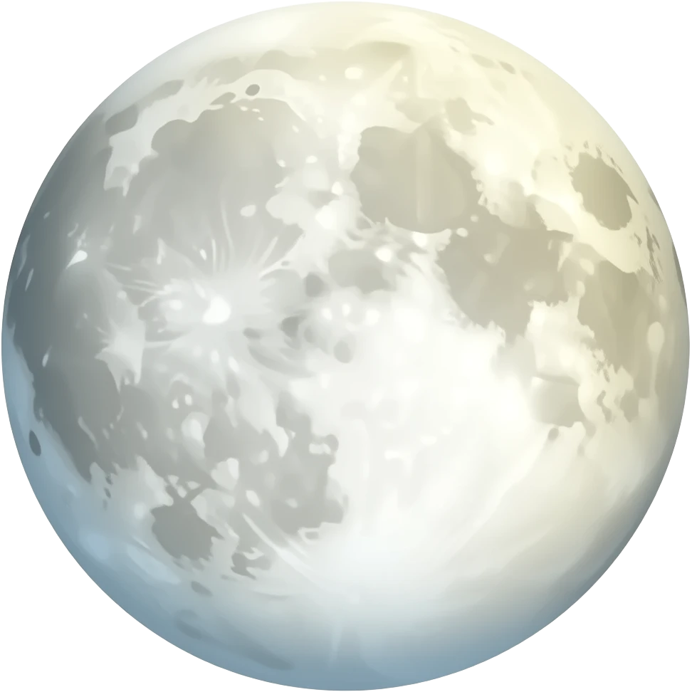 half moon emoji