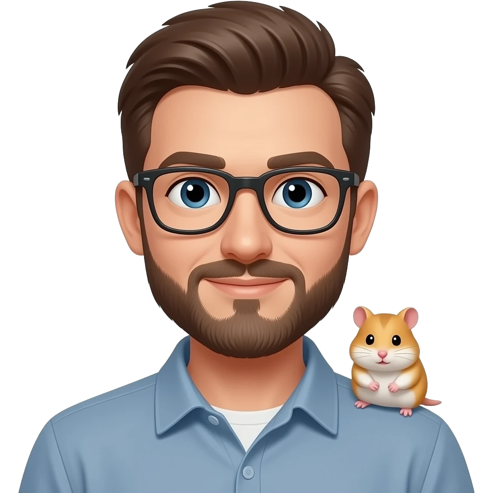 guy with hamster emoji