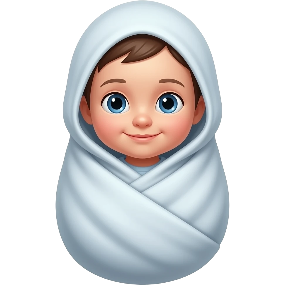 ребенок в пеленке emoji