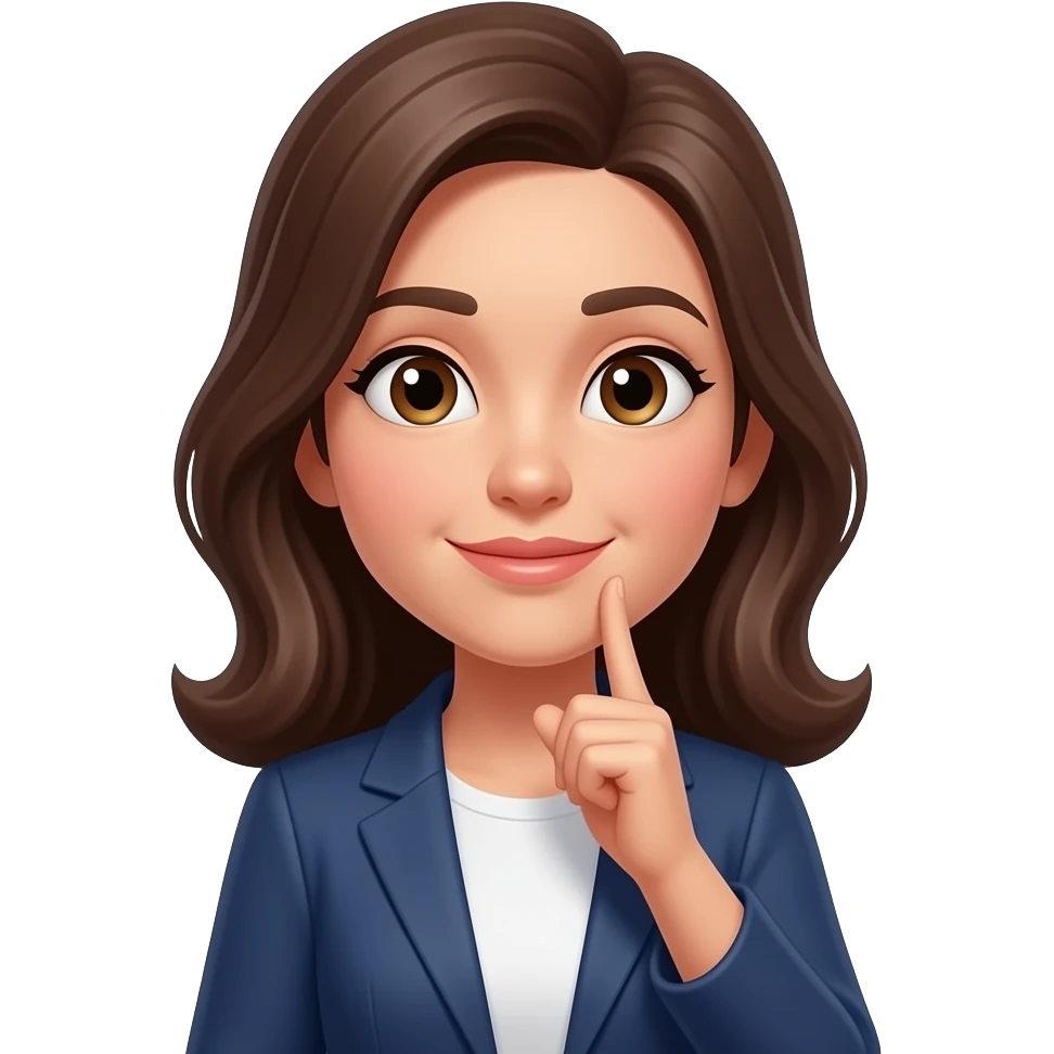 She asking emoji