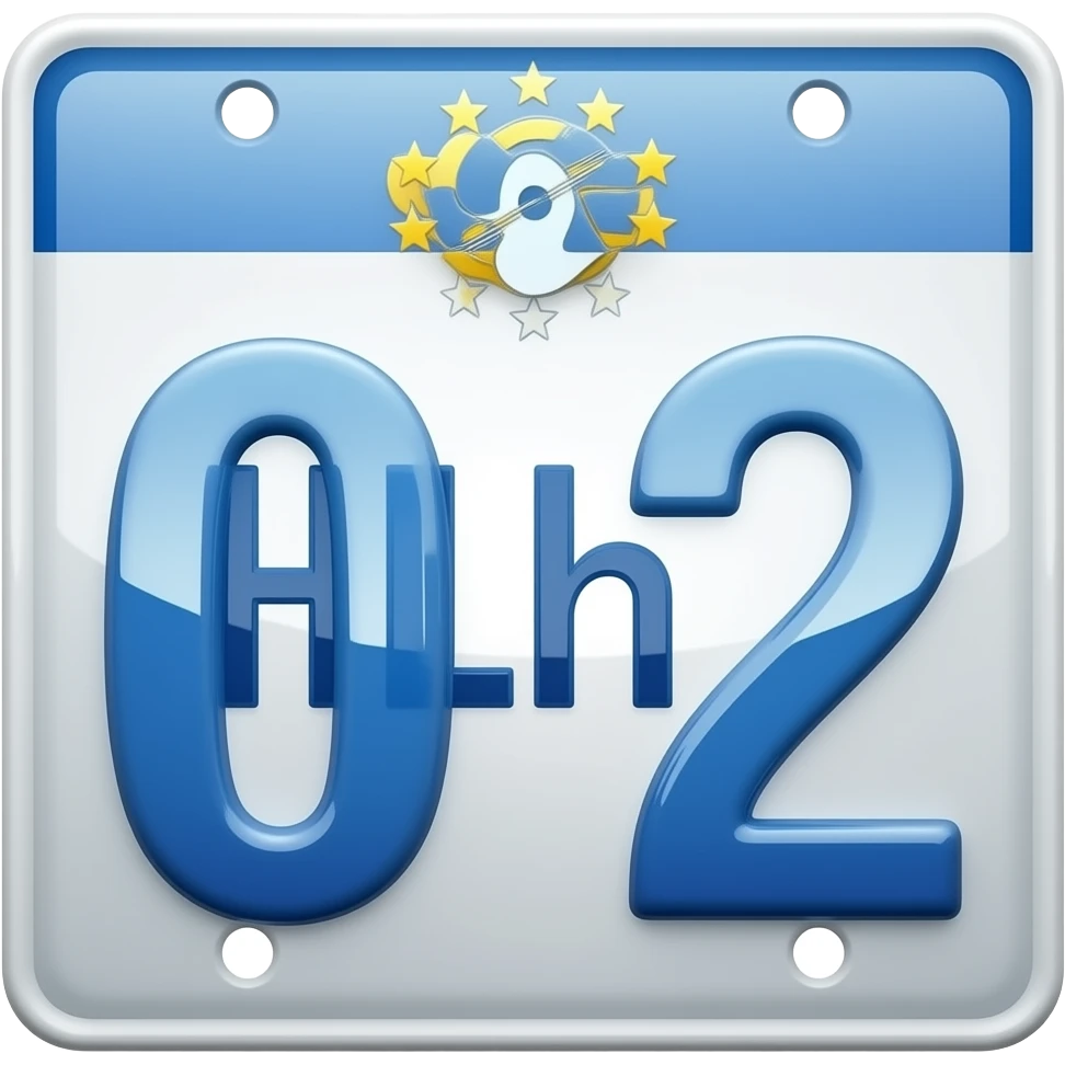car plate emoji