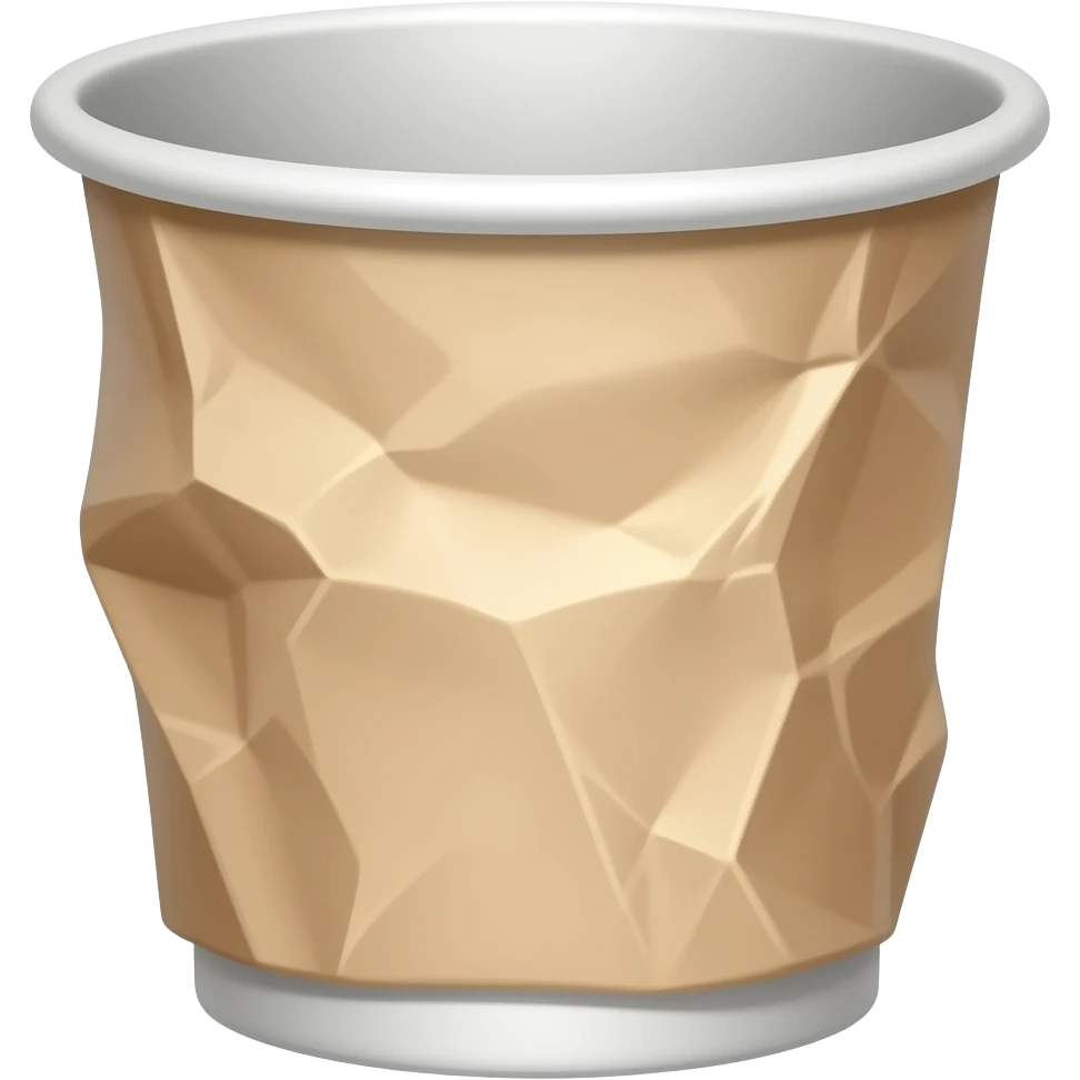 crumbled paper cup emoji