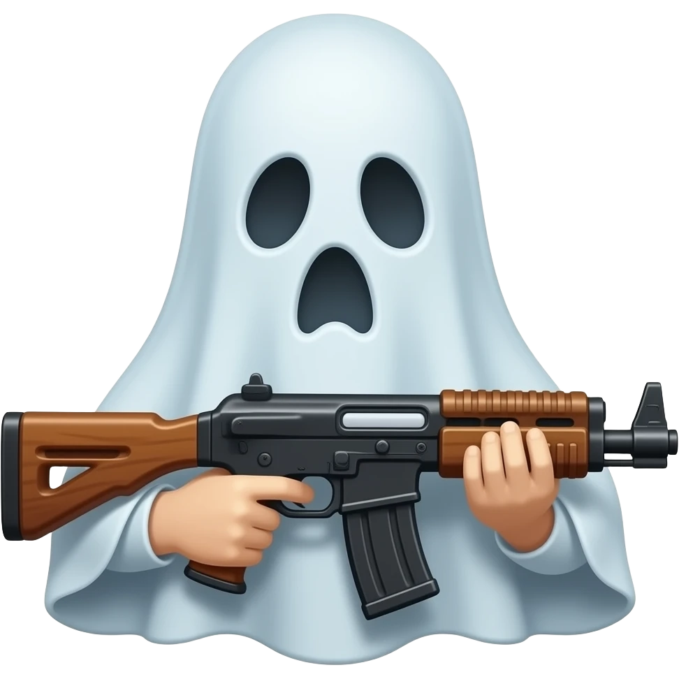 👻 Con arma emoji