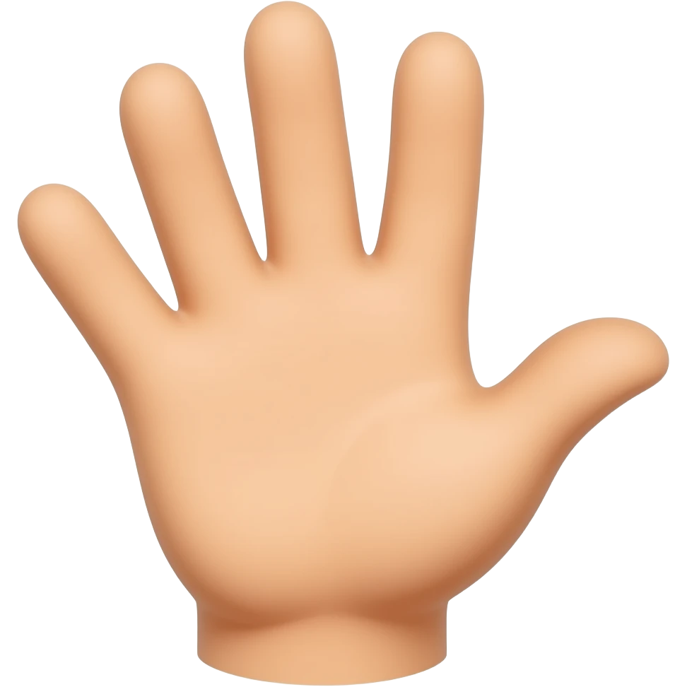 hand hello emoji