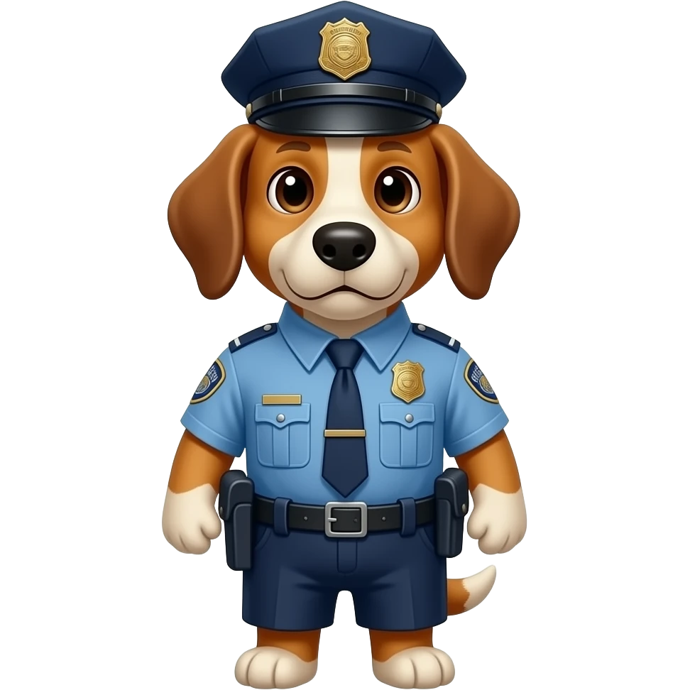 Dog cop emoji