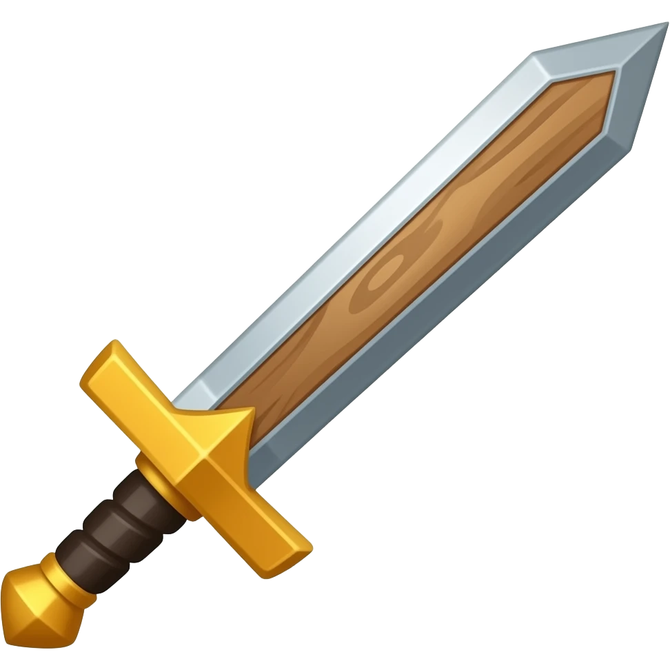 ไอเท็มในเกมส์ 
ดาบไม้ emoji