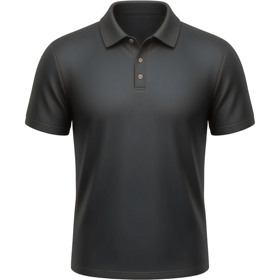 change to black polo shirt emoji