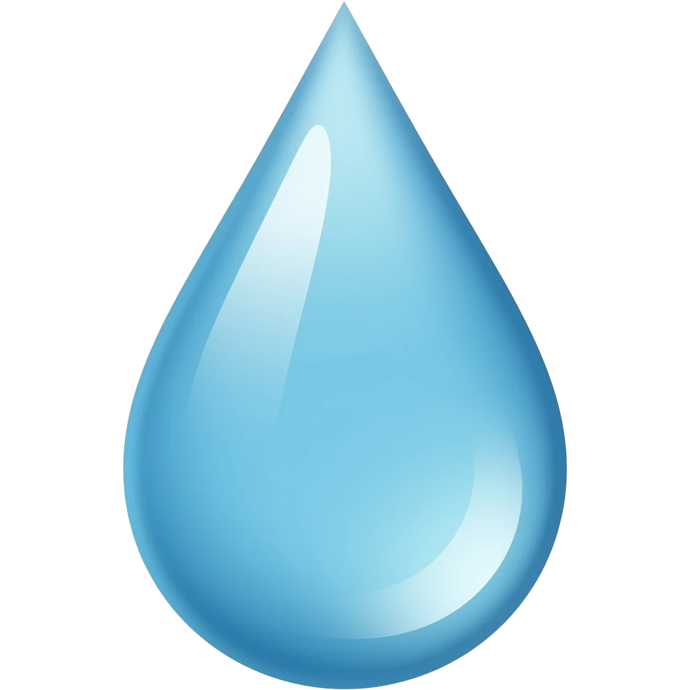Water drop emoji