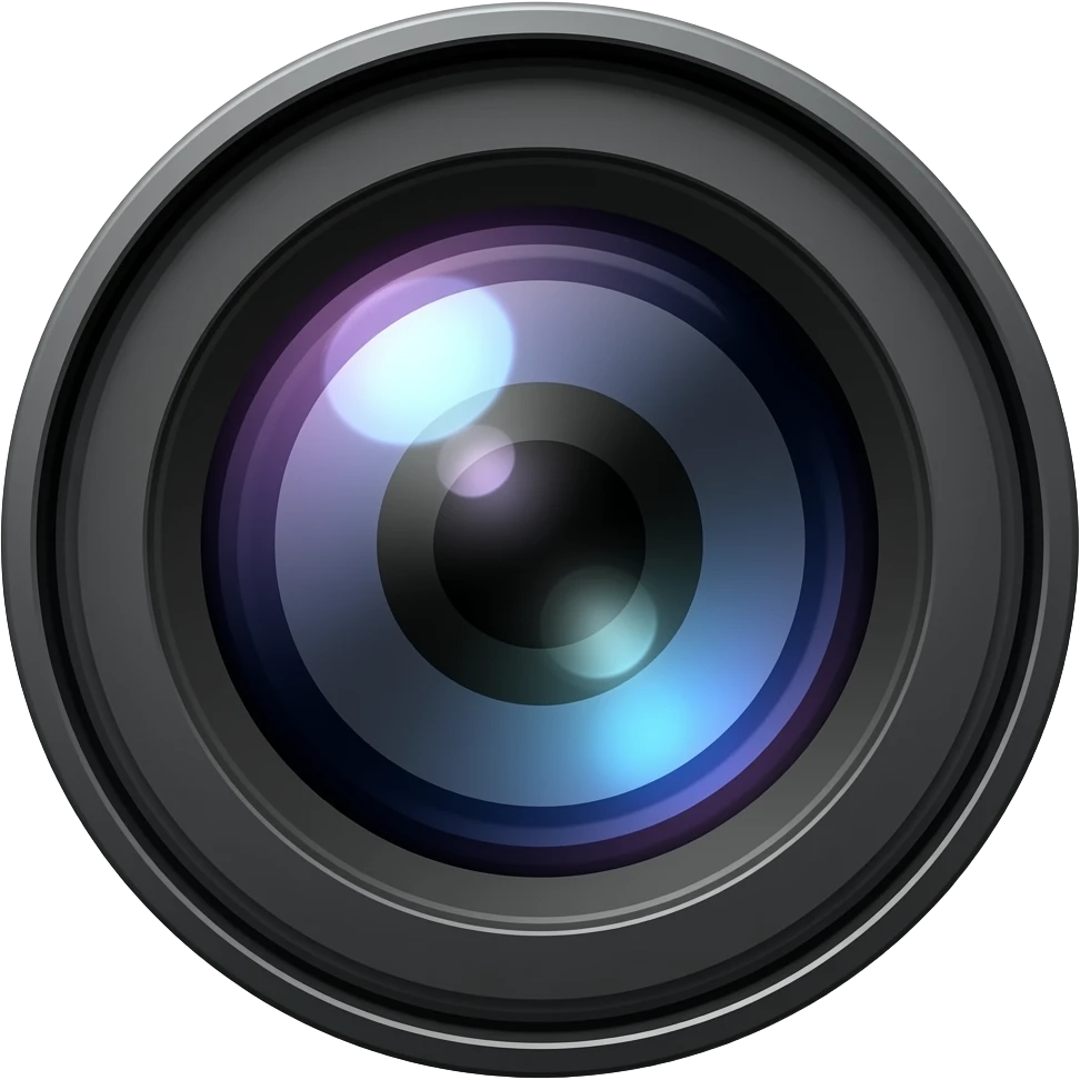camera lens emoji