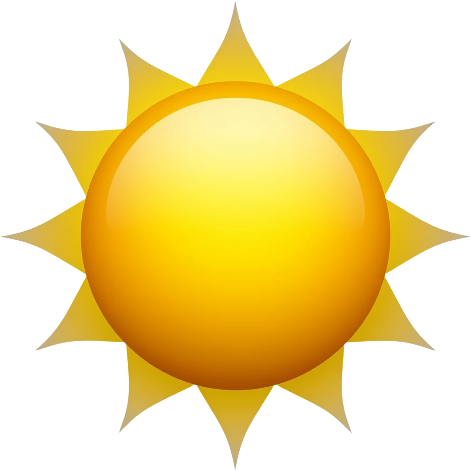 Sun emoji